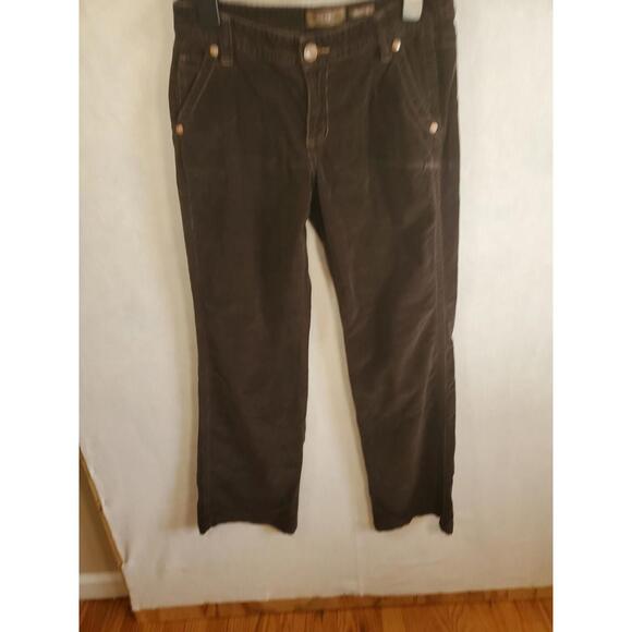 Old Navy Low Waist Stretch Pants Size 10 Corduroy Women Brown - Picture 1 of 9